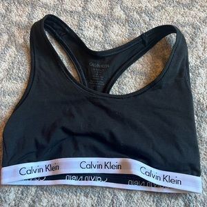 black calvin klein bra size small